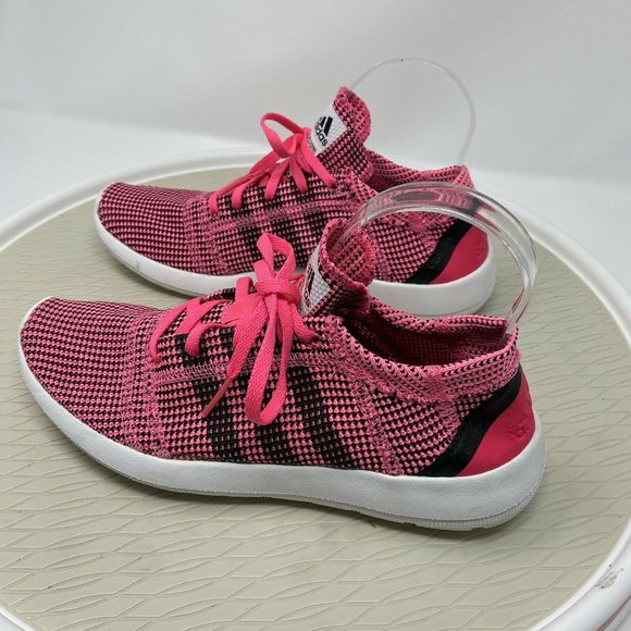 Adidas Women Element Refine Tricot Pink Running Shoes 7.5 Trainers M18917 - Picture 4 of 12